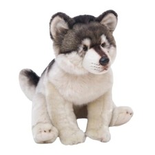 Simulation Husky Dog Plush Toy