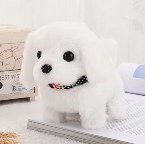 Electronic walking and barking - and,