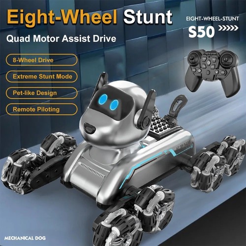 Robot dog toys stunt - toys, rc