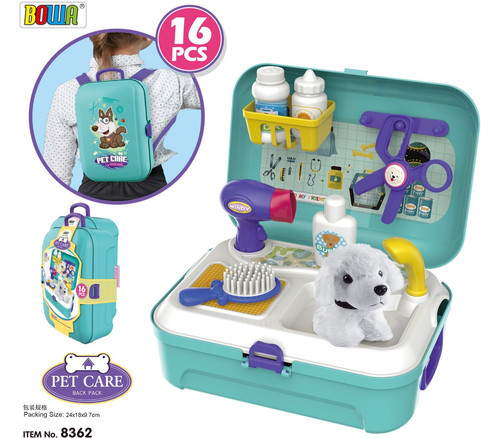 Pet dog pretend playset - playset, groom