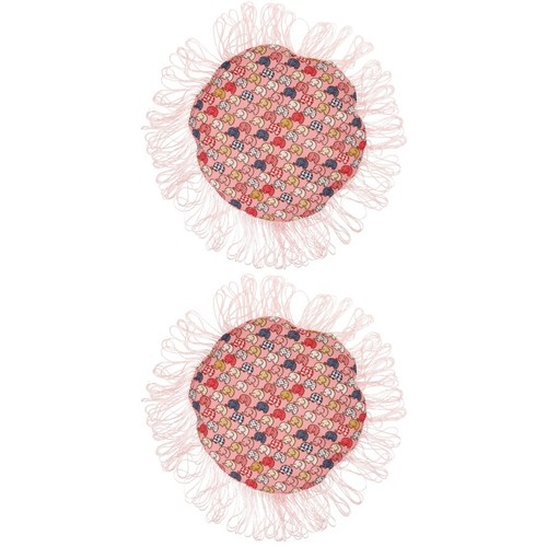 2pcs pink cloth flying disc - cloth,