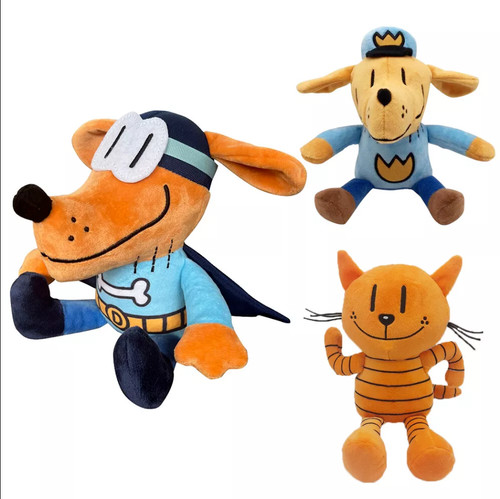 Dog man plush - dog, petey