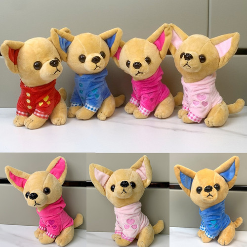 Kids soft plush chihuahua dog - soft,