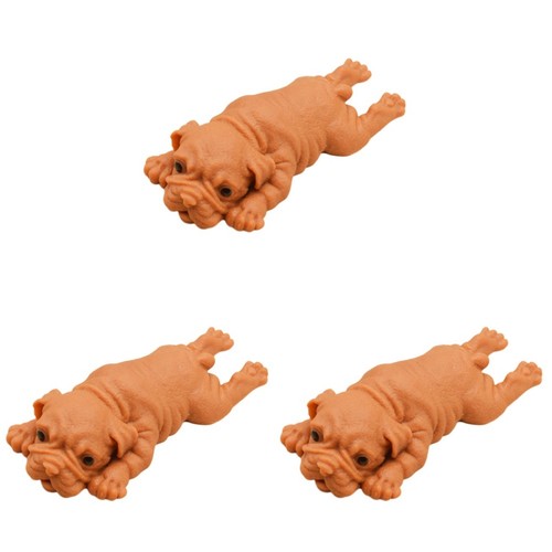 3pcs brown dog shape fidget - shape,