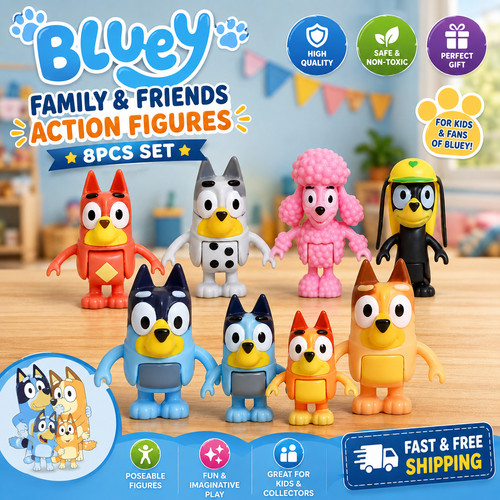 For bluey dog - bluey, figure