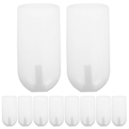 10pcs white plastic toy noise - 10pcs,