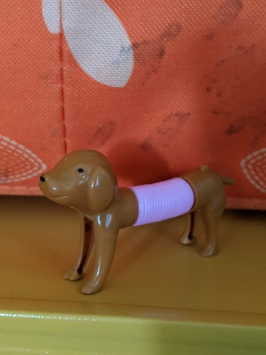Pop tube sausage dog - sausage, toy