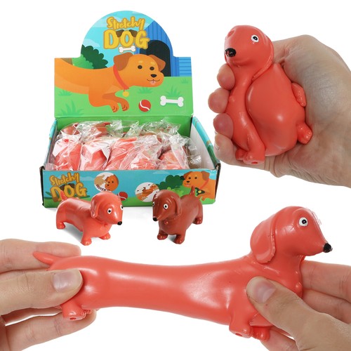 Stretchy sausage dog toy - dog,